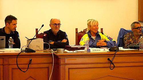 Al centro l'assessore Riccardi