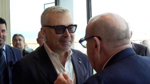 L'assessore regionale alle Attività produttive e turismo, Sergio Emidio Bini, all’inaugurazione del nuovo Centro di innovazione e ricerca Middleby a Casarsa della Delizia