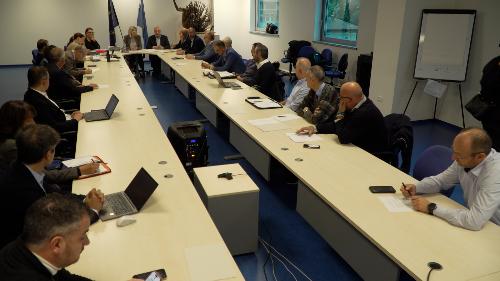 La riunione della  Cabina di regia regionale della logistica presieduta dall'assessore alle Infrastrutture e territorio Cristina Amirante
