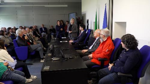L'inaugurazione del Pl Space center, la struttura realizzata dall’impresa PrimaLuceLab nel contesto del Polo Tecnologico Alto Adriatico