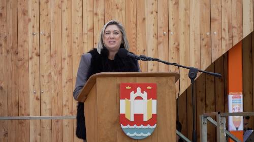 L'assessore Amirante nel corso del suo intervento