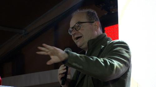 Il vicegovernatore Mario Anzil all'apertura ufficiale della Fiera dei Santi di Rivignano