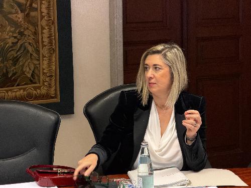 L'assessore regionale Cristina Amirante