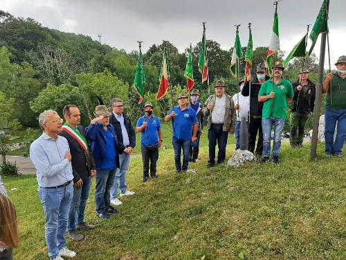 L'assessore regionale Pierpaolo Roberti al 58mo raduno degli Alpini sul Monte Prat a Forgaria nel Friuli