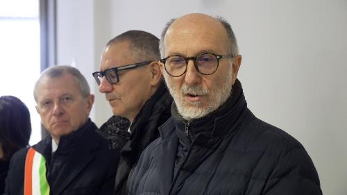 L'assessore Riccardo Riccardi all'apertura della Casa della comunità a Maniago