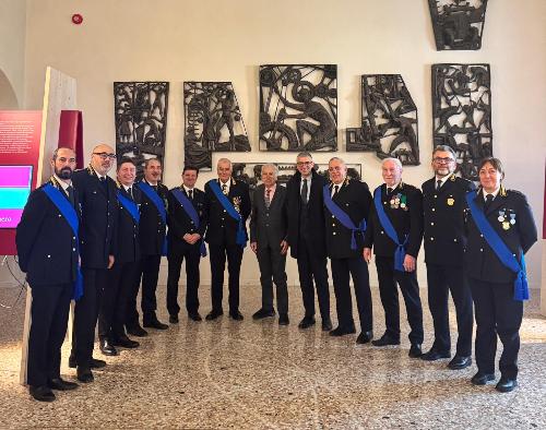 L'assessore Roberti (al centro) a Trento per la festa festa interregionale di San Sebastiano