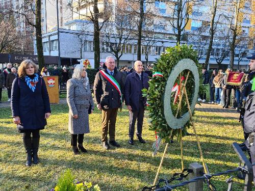 Giorno della Memoria - L'assessore regionale a Infrastrutture e territorio Cristina Amirante a Pordenone