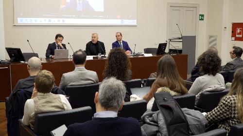 La presentazione dell'avviso pubblico del valore di 15 milioni di euro per l'area industriale di Trieste.