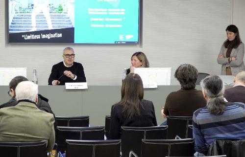 La conferenza stampa è stata ospitata dal Palazzo della Regione di Udine.