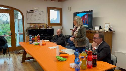 La presentazione degli alloggi di co-housing sociale a Privano, realizzati nell'ambito del Lascito Dal Dan dal Comune di Bagnaria Arsa.