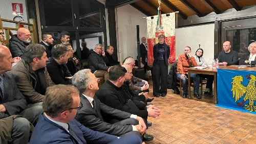 L'intervento dell'assessore regionale Barbara Zilli durante la cerimonia svoltasi a Lusevera
