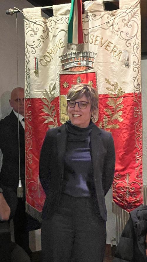 L'intervento dell'assessore regionale Barbara Zilli durante la cerimonia svoltasi a Lusevera