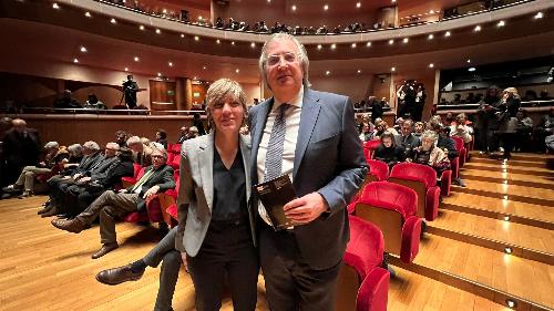 L'assessore Zilli con il presidente del Conservatorio Guglielmo Pelizzo