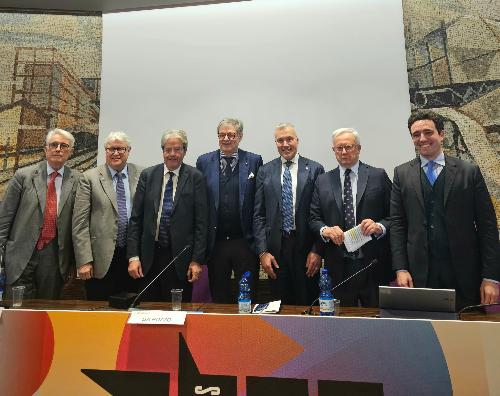 Un momento dell'incontro svoltosi oggi a Udine