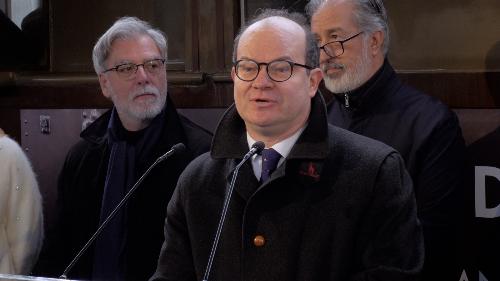 Il vicegovernatore Anzil a Trieste per l'arrivo del Treno del ricordo nella stazione centrale