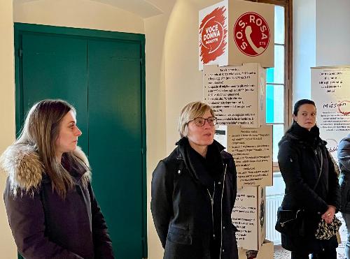 L'intervento dell'assessore regionale Barbara Zilli all'inaugurazione della mostra di Venzone