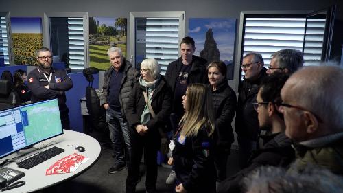 Un momento dell’Open Day della Centrale unica di risposta Nue 112