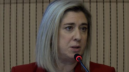 L'assessore regionale alle Infrastrutture Cristina Amirante