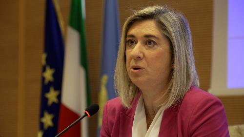 L'assessore regionale Cristina Amirante