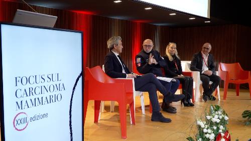 L'assessore Riccardi interviene al congresso "Focus sul carcinoma mammario" a Tavagnacco