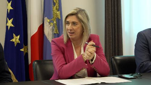 L'assessore regionale alle Infrastrutture e Territorio Cristina Amirante