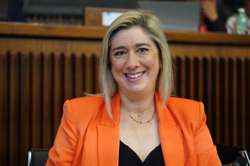 L'assessore regionale alle Infrastrutture e L'assessore regionale alle Infrastrutture e Territorio Cristina Amirante