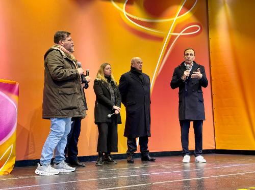 L'intervento del governatore del Friuli Venezia Giulia Massimiliano Fedriga.