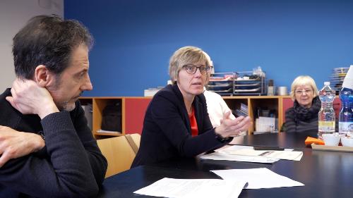 L’assessore regionale alle Finanze Barbara Zilli in visita alla Cineteca del Friuli a Gemona del Friuli