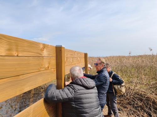 Il sopralluogo dell'assessore Scoccimarro nell'area dove è stato sviluppato il progetto "Fossa Vecia"