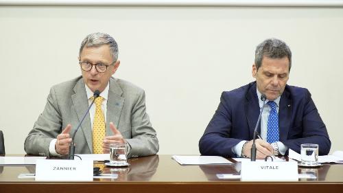 L'assessore Zannier e il direttore di Agea Fabio Vitale 