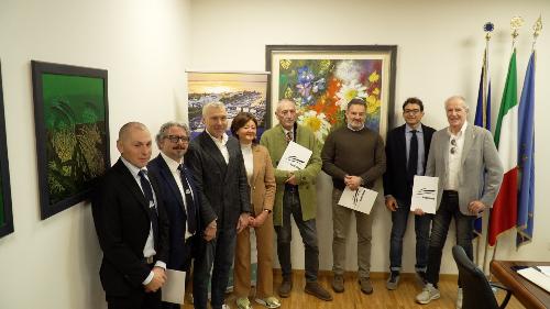 I partecipanti alla presentazione dell’ottava edizione del Lignano Boat Show