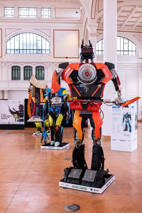 I paladini dell'ambiente con materiali di scarto provenienti dalle linee produttive di Automobili Lamborghini