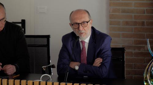 L'assessore regionale Riccardo Riccardi durante il suo intervento