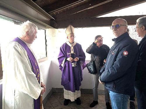 L'assessore Riccardi durante le cerimonia