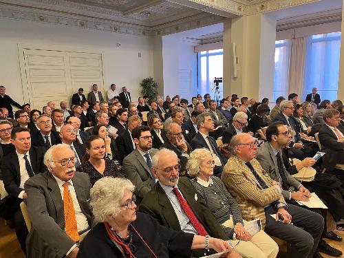 La platea del convegno promosso dall'Associazione Trieste Summit