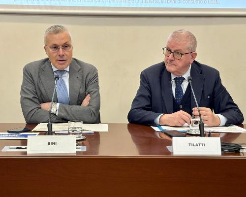 L'assessore Bini con il presidente di Confartigianato Fvg Graziano Tilatti