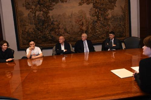 Un momento dell'incontro.