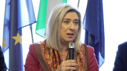 L'assessore regionale Cristina Amirante