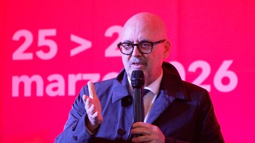 L'assessore Callari all'inaugurazione di Monfalcone Geografie