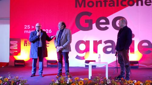 L'assessore Callari all'inaugurazione di Monfalcone Geografie