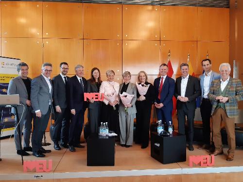 L’assessore regionale alle Finanze, Barbara Zilli, a Klagenfurt alla Conferenza europea promossa dal governatore uscente della Carinzia, Peter Kaiser