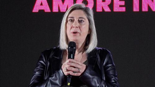 L'assessore Amirante alla presentazione della 20esima tappa del Giro d'Italia Gemona del Friuli - Piancavallo 