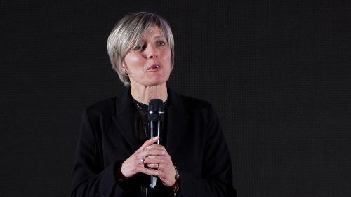L'assessore Amirante alla presentazione della 20esima tappa del Giro d'Italia Gemona del Friuli - Piancavallo 