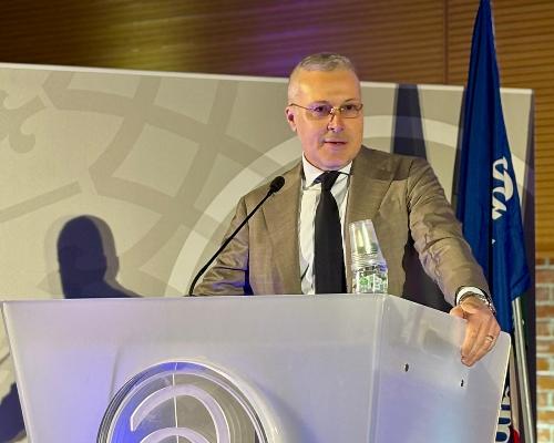 L'assessore regionale alle Attività produttive Sergio Emidio Bini interviene a Gemona alla festa degli artigiani