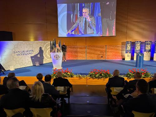 Bini all'evento di confartigianato