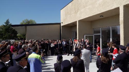 L'inaugurazione a Mortegliano