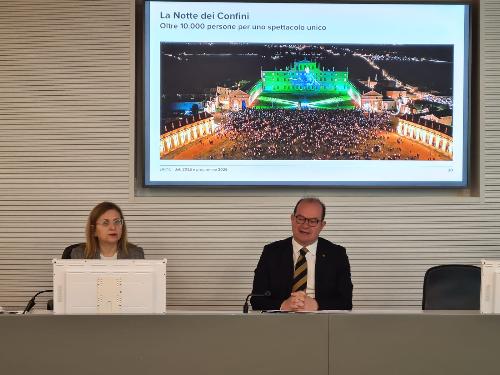 Il vicegovernatore Mario Anzil con la direttrice di Erpac Fvg Lydia Alessio Vernì