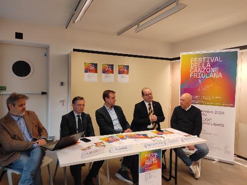 Un momento della presentazione a Udine