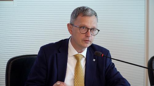 L'assessore alle Risorse agroalimentari, forestali e ittiche Stefano Zannier