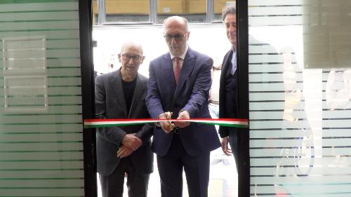 L'inaugurazione alla presenza dell'assessore regionale alle Politiche sociali e disabilità Riccardo Riccardi